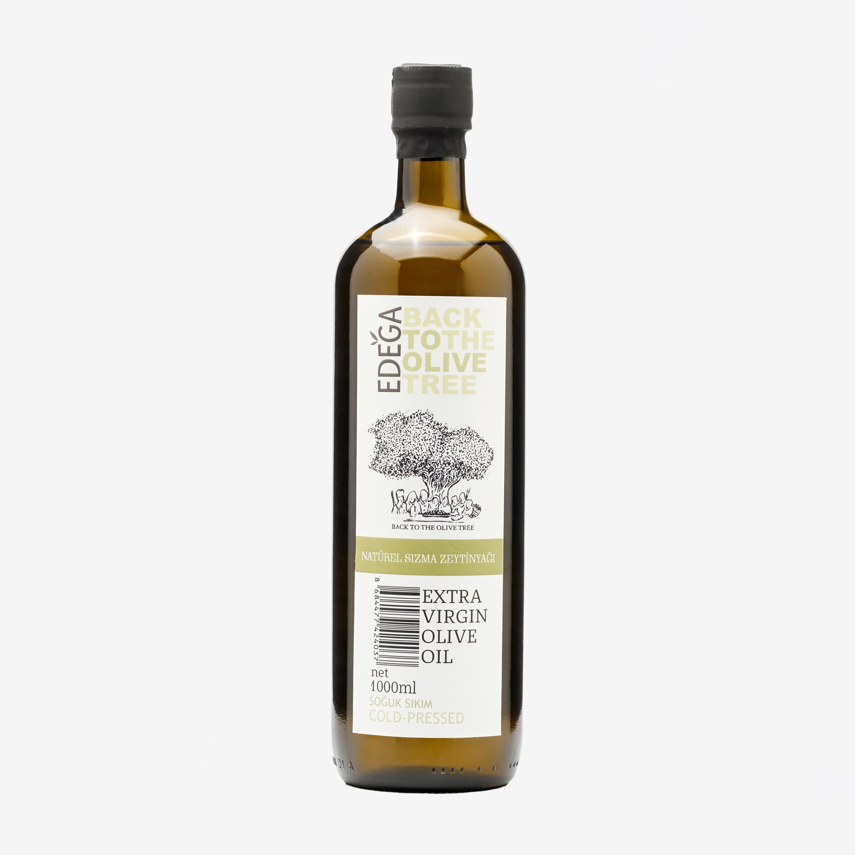 Erken Hasat Natürel Sızma Zeytinyağı 1 Litre Şişe Ambalaj (Filtreli)