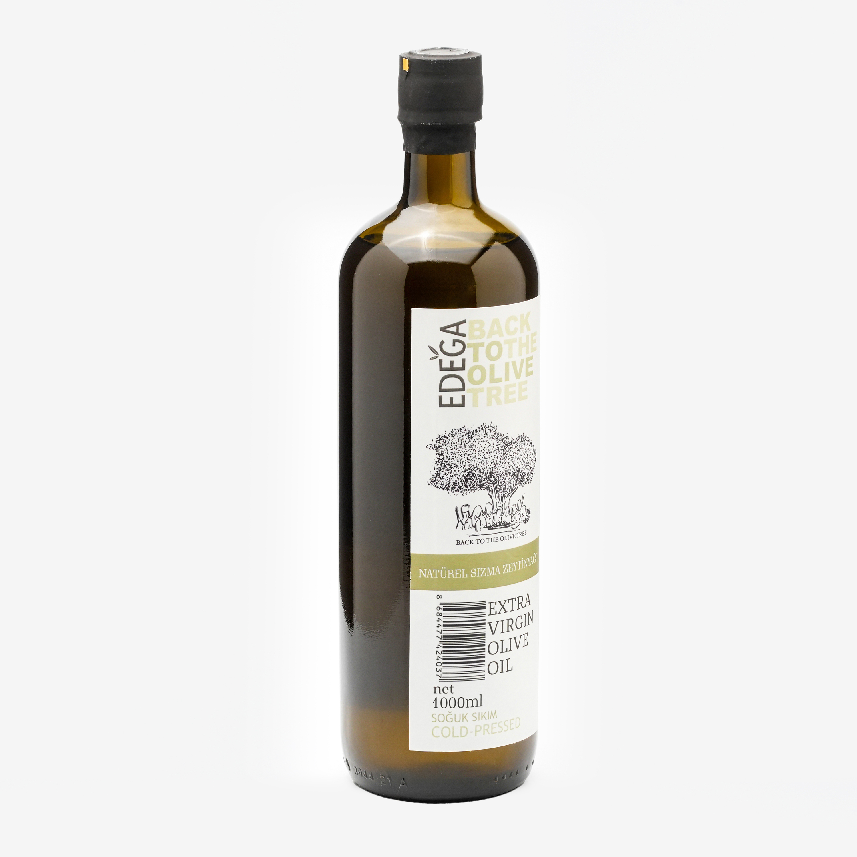 Erken Hasat Natürel Sızma Zeytinyağı 1 Litre Şişe Ambalaj (Filtreli)