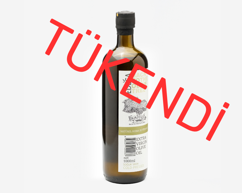 Erken Hasat Natürel Sızma Zeytinyağı 1 Litre Şişe Ambalaj (Filtreli)